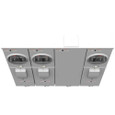 Milbank U5903-X 4-5 Terminal 3-Position Ringless Meter Socket with Main Breaker Provision 100A 240V 1-Phase Surface Mount 22K AIC