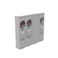 Milbank U5903-X 4-5 Terminal 3-Position Ringless Meter Socket with Main Breaker Provision 100A 240V 1-Phase Surface Mount 22K AIC