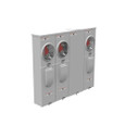 Milbank U5903-X 4-5 Terminal 3-Position Ringless Meter Socket with Main Breaker Provision 100A 240V 1-Phase Surface Mount 22K AIC