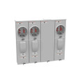 Milbank U5903-X 4-5 Terminal 3-Position Ringless Meter Socket with Main Breaker Provision 100A 240V 1-Phase Surface Mount 22K AIC