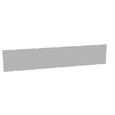 Milbank GSC1 Wireway Cover Non-UL Listed Steel ANSI 61 Gray