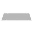 Milbank GSC1 Wireway Cover Non-UL Listed Steel ANSI 61 Gray