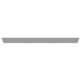 Milbank GSC1 Wireway Cover Non-UL Listed Steel ANSI 61 Gray