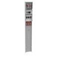 Milbank U5300-XL-75 4 Terminal Ring Type Small Closing Plate 1450 TT30 520GR Single Pedestal Direct Bury