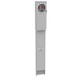 Milbank 4 Terminal Ringless Plain Top RV Power Pedestal Single Pedestal Direct Bury