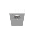 Milbank U5168-XTL-200-KK 200A Ringless Meter Main - 200A, Horn Bypass, Load Center Combo, 1-Phase