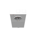Milbank U5168-XTL-200-KK 200A Ringless Meter Main - 200A, Horn Bypass, Load Center Combo, 1-Phase