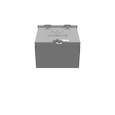 Milbank HC3R Hinged Cover Junction Boxes Type 3R UL Listed Steel Knockouts ANSI 61 Gray