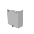 Milbank HC3R Hinged Cover Junction Boxes Type 3R UL Listed Steel Knockouts ANSI 61 Gray