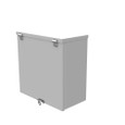 Milbank HC3R Hinged Cover Junction Boxes Type 3R UL Listed Steel Knockouts ANSI 61 Gray