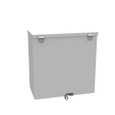 Milbank HC3R Hinged Cover Junction Boxes Type 3R UL Listed Steel Knockouts ANSI 61 Gray
