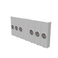 Milbank 5 Terminal Ringless 2 Large Closing Plates Lever Bypass 6 Position, 200 Ampere
