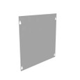 Milbank SC1 Front Cover, Type 1 Screw Cover ANSI 61 Gray Steel