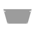 Milbank SC1 Front Cover, Type 1 Screw Cover ANSI 61 Gray Steel