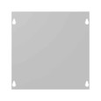 Milbank SC1 Front Cover, Type 1 Screw Cover ANSI 61 Gray Steel