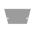 Milbank SC1 Front Cover, Type 1 Screw Cover ANSI 61 Gray Steel