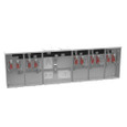 Milbank 4 Terminal Ringless Meter Socket Large Closing Plate Stainless Steel Hasp Aluminum Painted