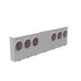 Milbank 4 Terminal Ringless Meter Socket Large Closing Plate Stainless Steel Hasp Aluminum Painted