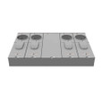 Milbank U5904-X 4-5 Terminal Ringless Meter Socket Large Closing Plate 4 Position 4-125 Ampere Main Breaker Provision 22K AIC