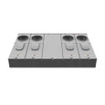 Milbank U5904-X 4-5 Terminal Ringless Meter Socket Large Closing Plate 4 Position 4-125 Ampere Main Breaker Provision 22K AIC