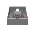Milbank U9581 5 Terminal Ringless Meter Socket - Quadplex Ground, Lever Bypass Configurations