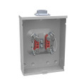 Milbank U7040 Ringless Meter Socket 4 Terminal, 200A, Utility Grade with Triplex/Quadplex Ground Options