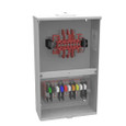 Milbank UC4288 13 Terminal Ringless Meter Socket - Small Closing Plate, Test Switch Prewired with Cover (Configuration 81)