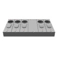 Milbank U5905-X 4 Terminal Ringless Meter Socket Large Closing Plate 5 Position 5-125 Ampere Main Breaker Provision 22K AIC