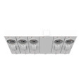 Milbank U5905-X 4 Terminal Ringless Meter Socket Large Closing Plate 5 Position 5-125 Ampere Main Breaker Provision 22K AIC