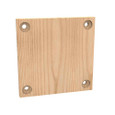 Milbank P Wood Back Panels Non UL Listed Hinge And Screw Cover No Paint Wood Hole Pattern
