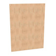 Milbank P Wood Back Panels Non UL Listed Hinge And Screw Cover No Paint Wood Hole Pattern