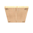 Milbank P Wood Back Panels Non UL Listed Hinge And Screw Cover No Paint Wood Hole Pattern