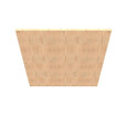 Milbank P Wood Back Panels Non UL Listed Hinge And Screw Cover No Paint Wood Hole Pattern
