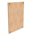 Milbank P Wood Back Panels Non UL Listed Hinge And Screw Cover No Paint Wood Hole Pattern