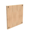 Milbank P Wood Back Panels Non UL Listed Hinge And Screw Cover No Paint Wood Hole Pattern