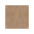 Milbank P Wood Back Panels Non UL Listed Hinge And Screw Cover No Paint Wood Hole Pattern