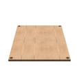 Milbank P Wood Back Panels Non UL Listed Hinge And Screw Cover No Paint Wood Hole Pattern