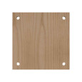 Milbank P Wood Back Panels Non UL Listed Hinge And Screw Cover No Paint Wood Hole Pattern