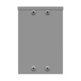 Milbank SC3R-8 Screw Cover Type 3R UL Listed Steel Quad D Knockout For Lock Emboss Mounting Holes In Back
