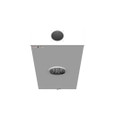 Milbank UAP4342–UAP4362 5 & 7 Terminal Ringless Meter Socket - Large Hub Open, Lever Bypass, Aluminum Painted Configurations