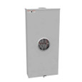Milbank UAP4342–UAP4362 5 & 7 Terminal Ringless Meter Socket - Large Hub Open, Lever Bypass, Aluminum Painted Configurations