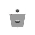 Milbank UAP4342–UAP4362 5 & 7 Terminal Ringless Meter Socket - Large Hub Open, Lever Bypass, Aluminum Painted Configurations
