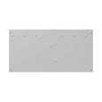 Milbank U5906-X 4 Terminal Ringless Meter Socket Large Closing Plate 6 Position 6-125 Ampere Main Breaker Provision 22K AIC