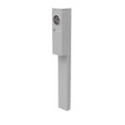 Milbank 5 Terminal Ringless Plain Top Lever Bypass 100-200 Ampere Main Breaker 5th Terminal 6 o'clock Position Single Pedestal Direct Bury