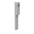 Milbank 5 Terminal Ringless Plain Top Lever Bypass 100-200 Ampere Main Breaker 5th Terminal 6 o'clock Position Single Pedestal Direct Bury