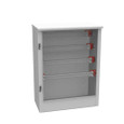 Milbank Aluminum Bus Bar Enclosure - Outdoor Utility Power Distribution Cabinet