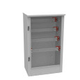 Milbank Aluminum Bus Bar Enclosure - Outdoor Utility Power Distribution Cabinet