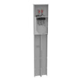Milbank U5925-O 4 Terminal Ringless Meter Socket - Plain Top Single Pedestal Direct Bury with Main Breaker and Branch Circuits