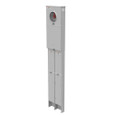 Milbank U5925-O 4 Terminal Ringless Meter Socket - Plain Top Single Pedestal Direct Bury with Main Breaker and Branch Circuits