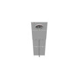 Milbank U5925-O 4 Terminal Ringless Meter Socket - Plain Top Single Pedestal Direct Bury with Main Breaker and Branch Circuits